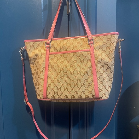 Authentic Gucci GG Canvas Medium Joy Tote - Picture 5 of 10